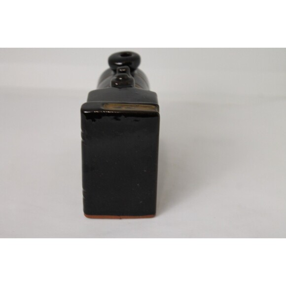 Vintage Red Clay Black Steam Engine Train One Bookend Made In Japan - Picture 4 of 8